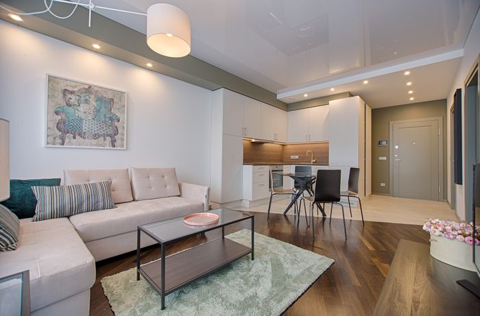 Modern hardwood floor in a Central Florida home