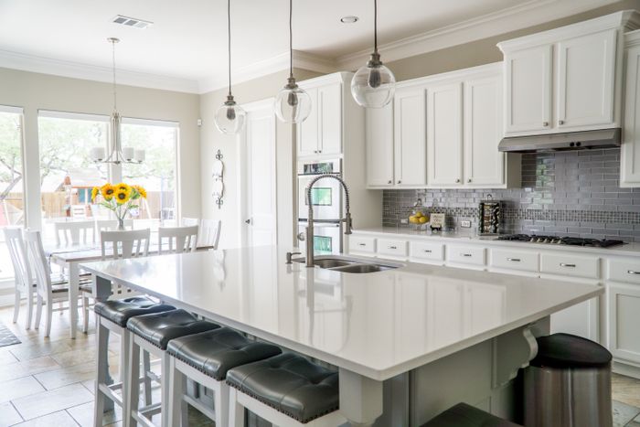 Luxury vinyl plank flooring in a Winter Park home